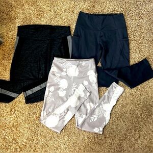 Leggings Bundle 3 pairs- Women’s Size Medium ~ Kay Unger, N.Y.L, Athletic Works